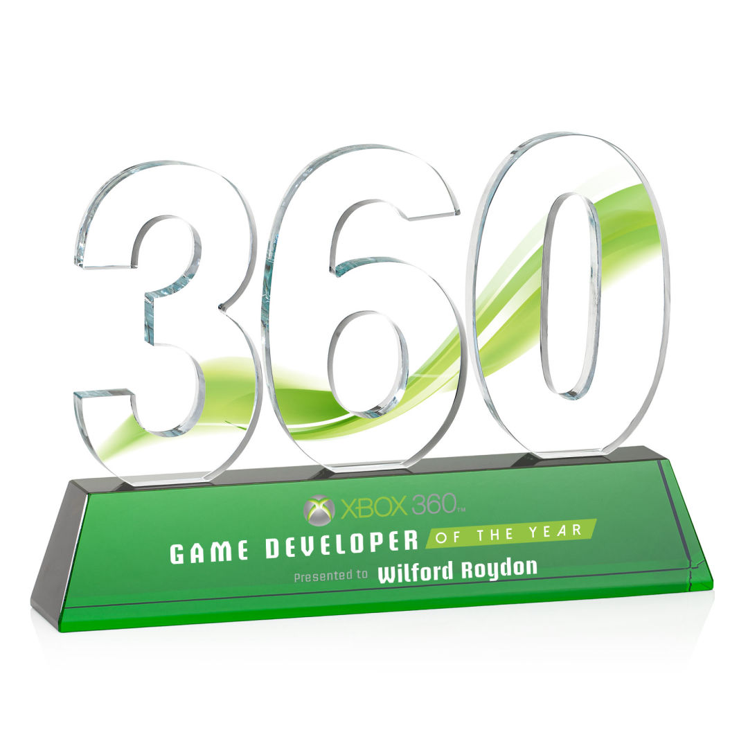 Milestone Optical VividPrint™ Award - Green 17
