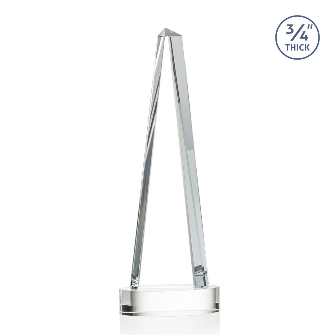 Majestic Tower VividPrint™ Award on Alberton Base - Clear 5