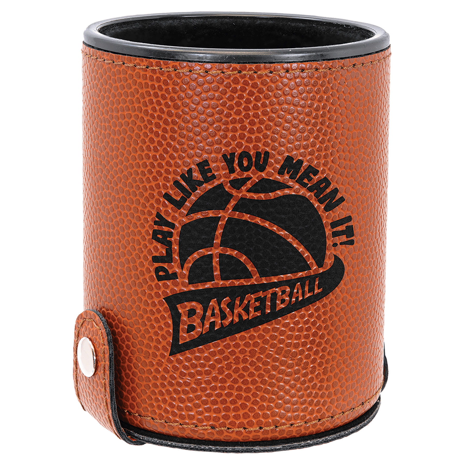 Basketball Leatherette Dice Cup with 5 Dice 2