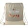 Split Recycled Cotton Drawstring Bag 2