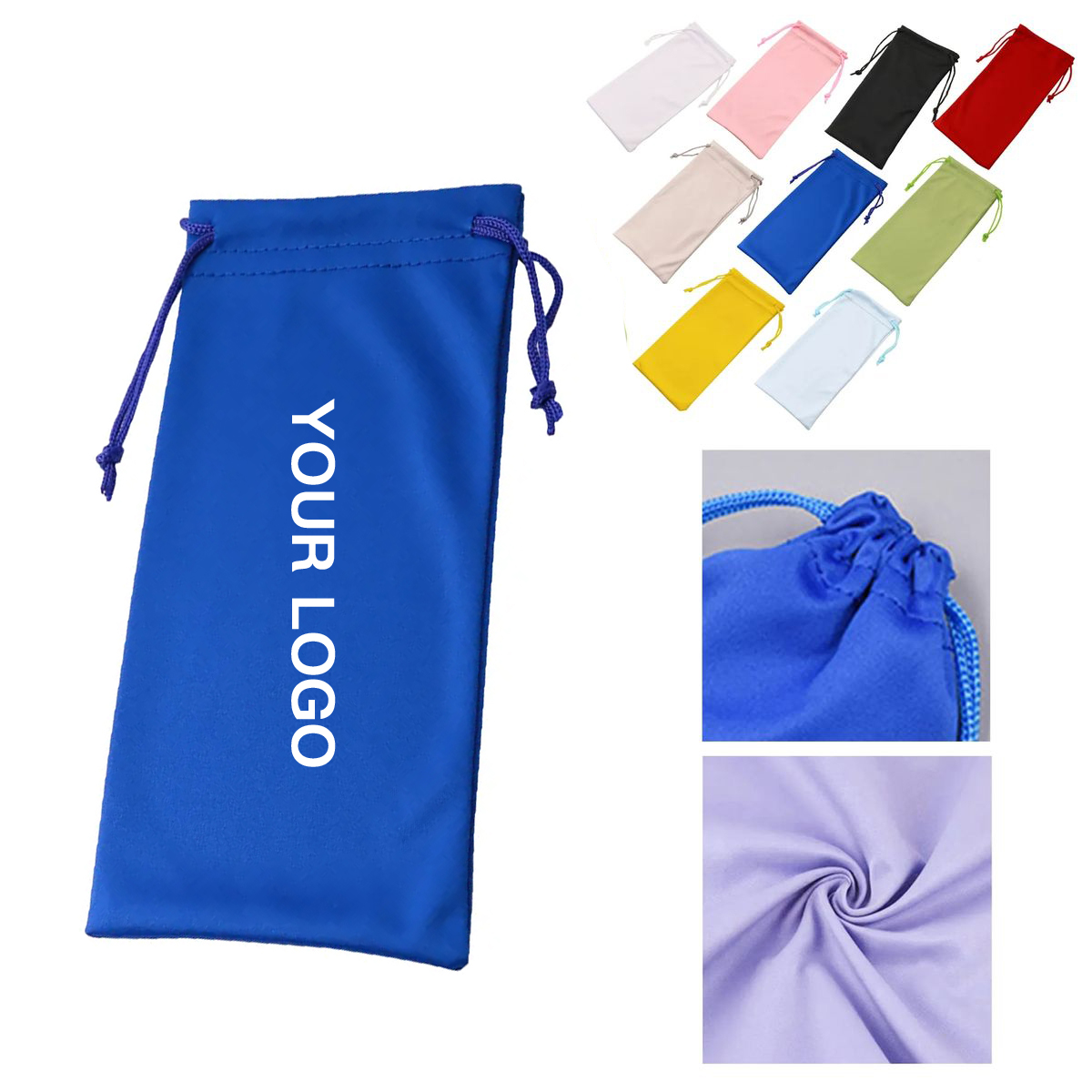 Compact Eyewear Pouch Made Of Microfiber Cloth 2