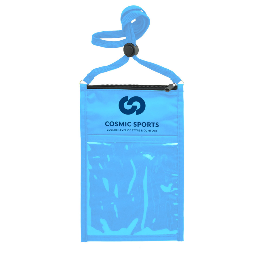 Adjustable Lanyard Neck Wallet - 8.50" x 5.25" 2