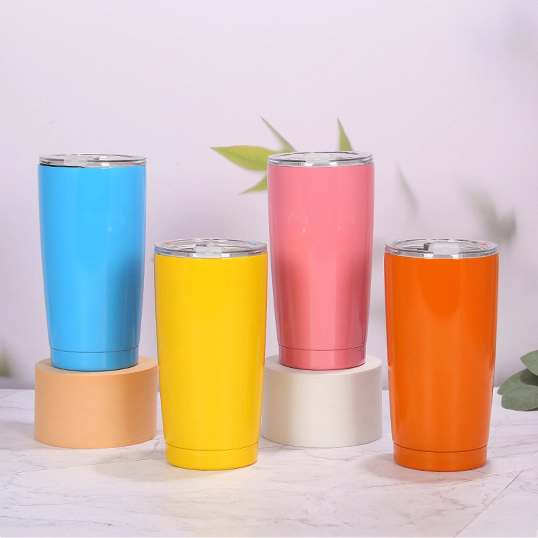 20 oz Double Wall Metal Car Coffee Cup 9
