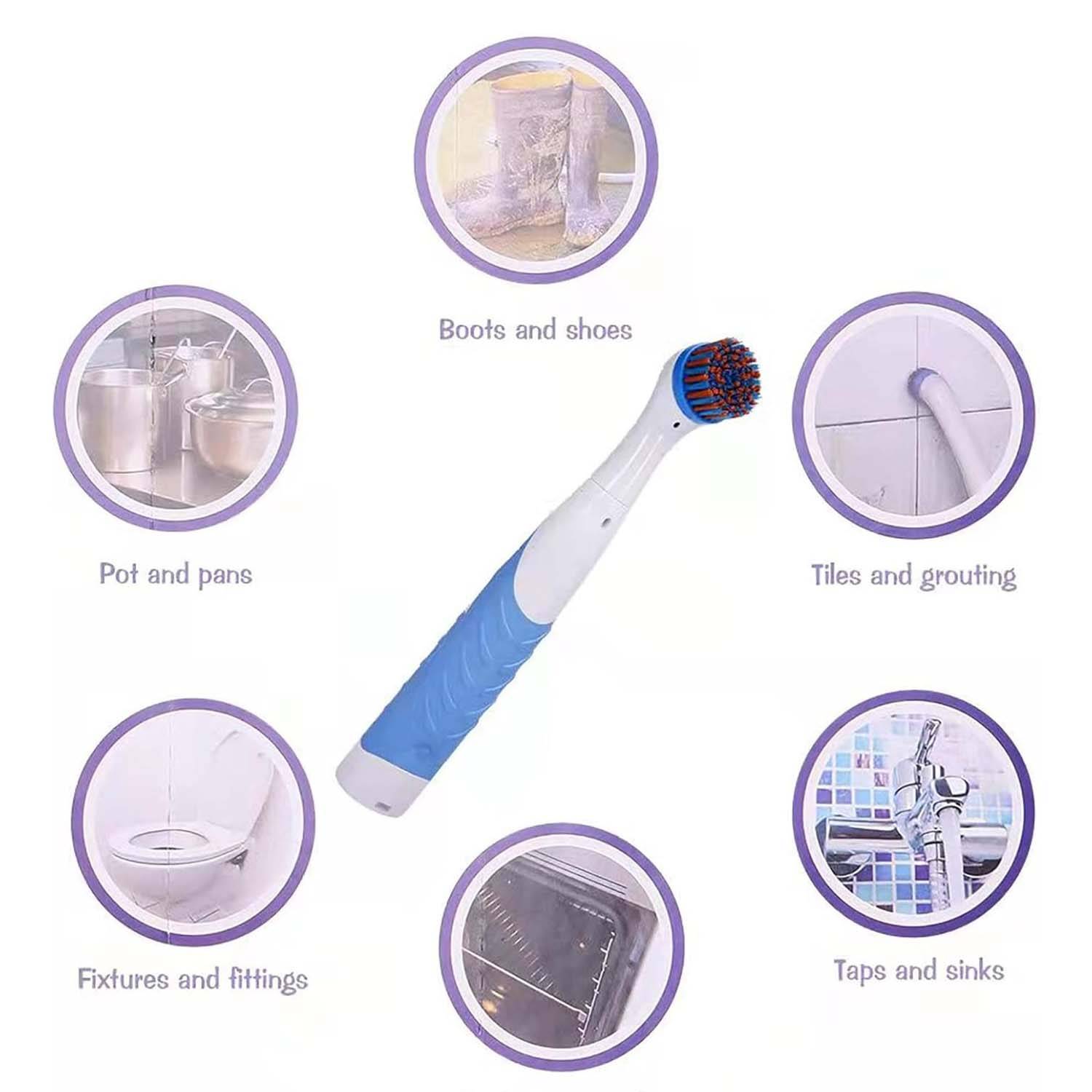 Portable Multi Head Electric Cleaning Brush 5