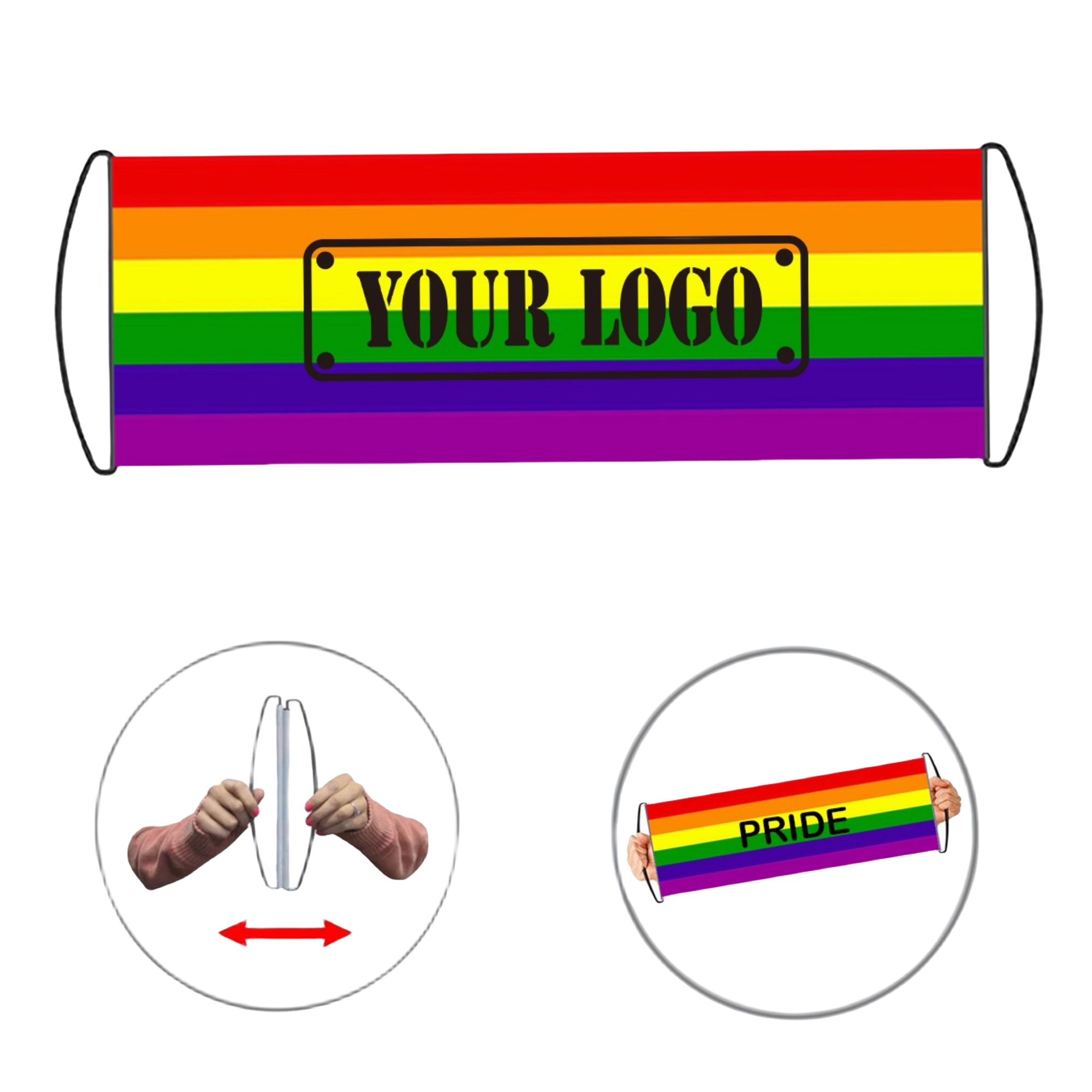 PVC Retractable Handheld Banner 2