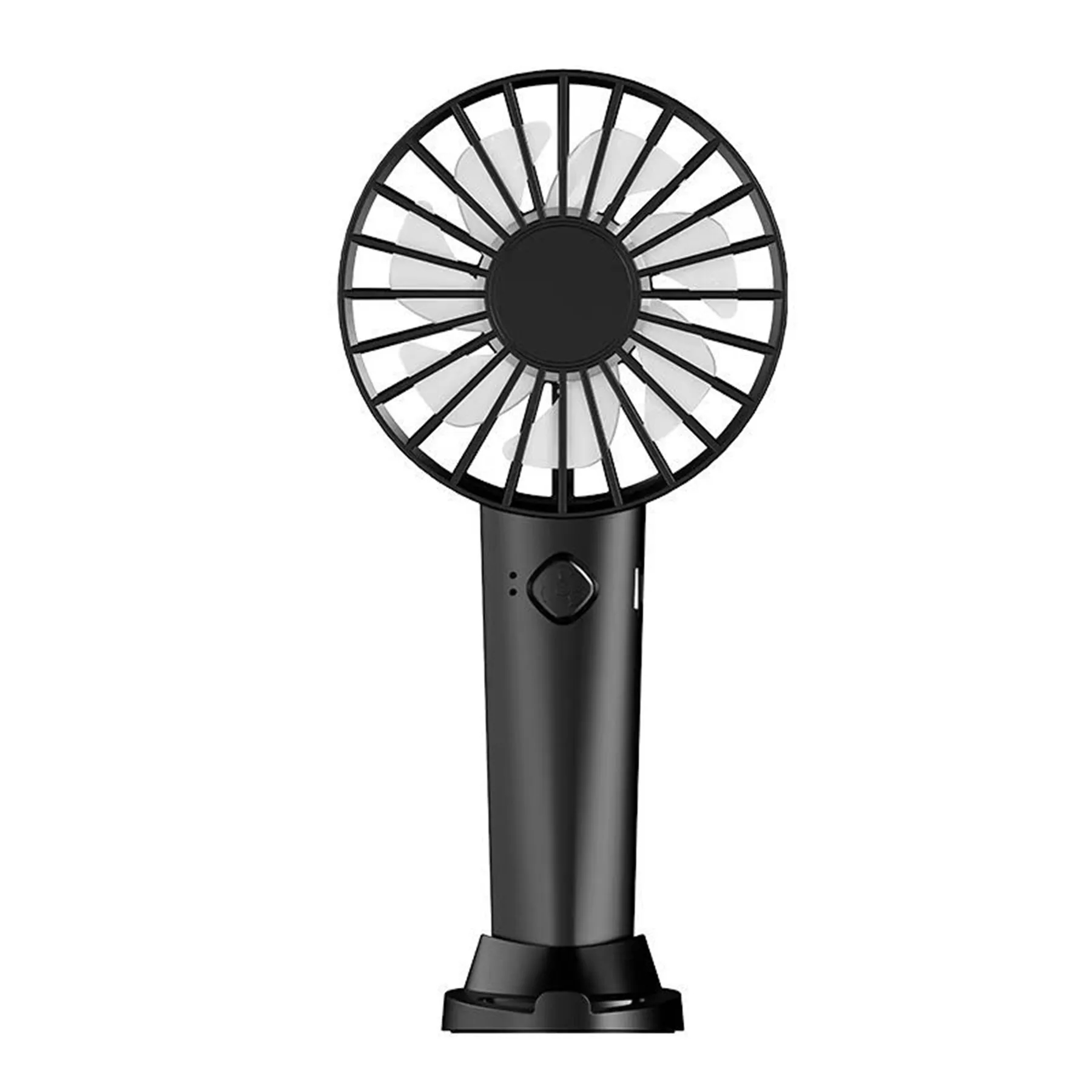 500 mAh Rechargeable Hand Held Fan with Phone Holder 4