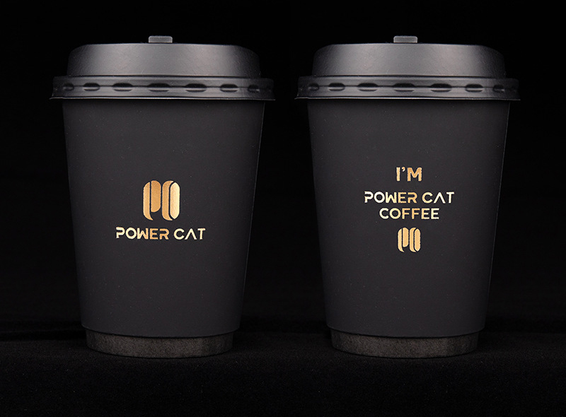 12OZ Foil Stamping Coffee Paper Cup 3