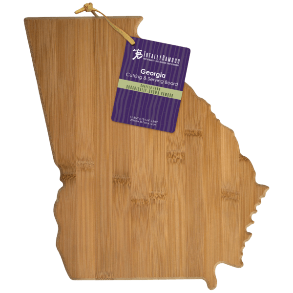 U.S. State Shaped Bamboo Cutting and Serving Boards 58