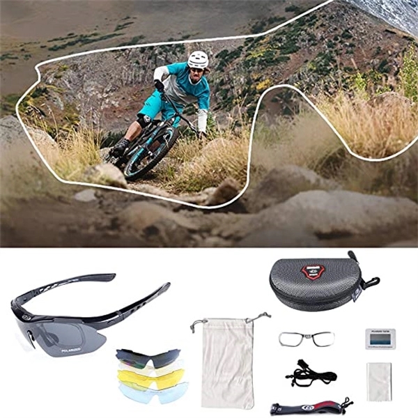 Polarized 5 Lens Sports Sunglasses 7