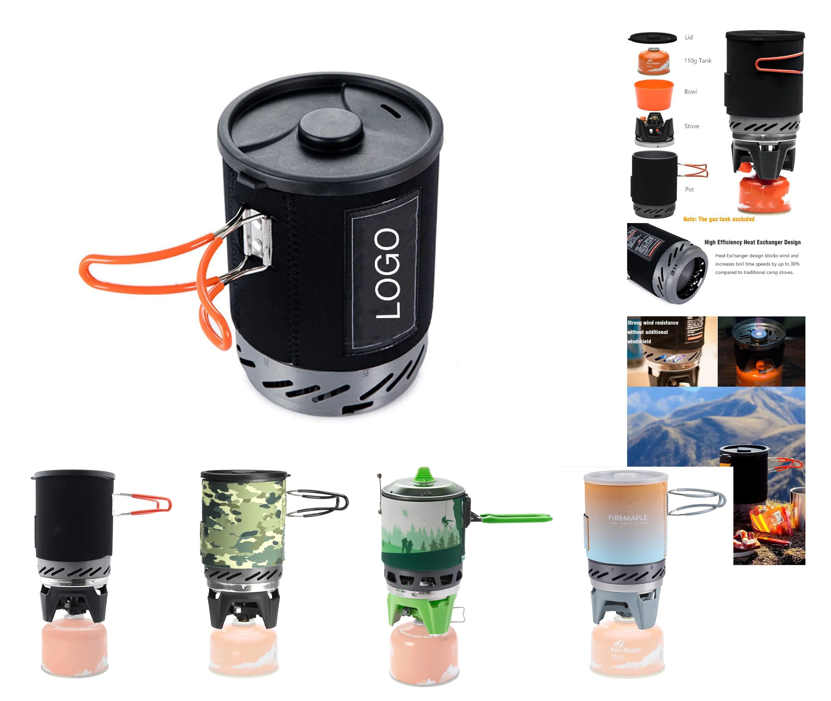 Portable Outdoor Camping Burner Stove 6