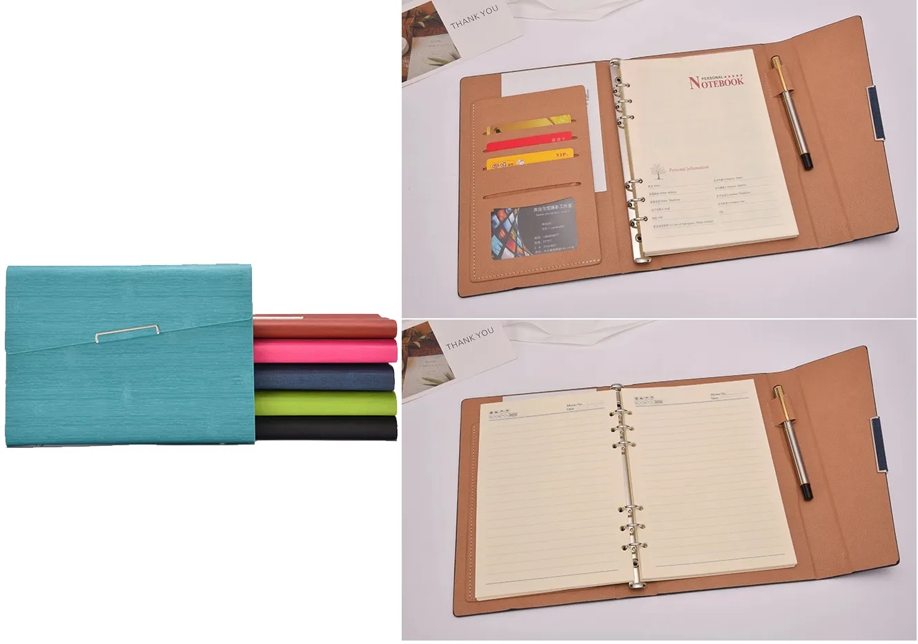 Leather Padfolio Folder 6