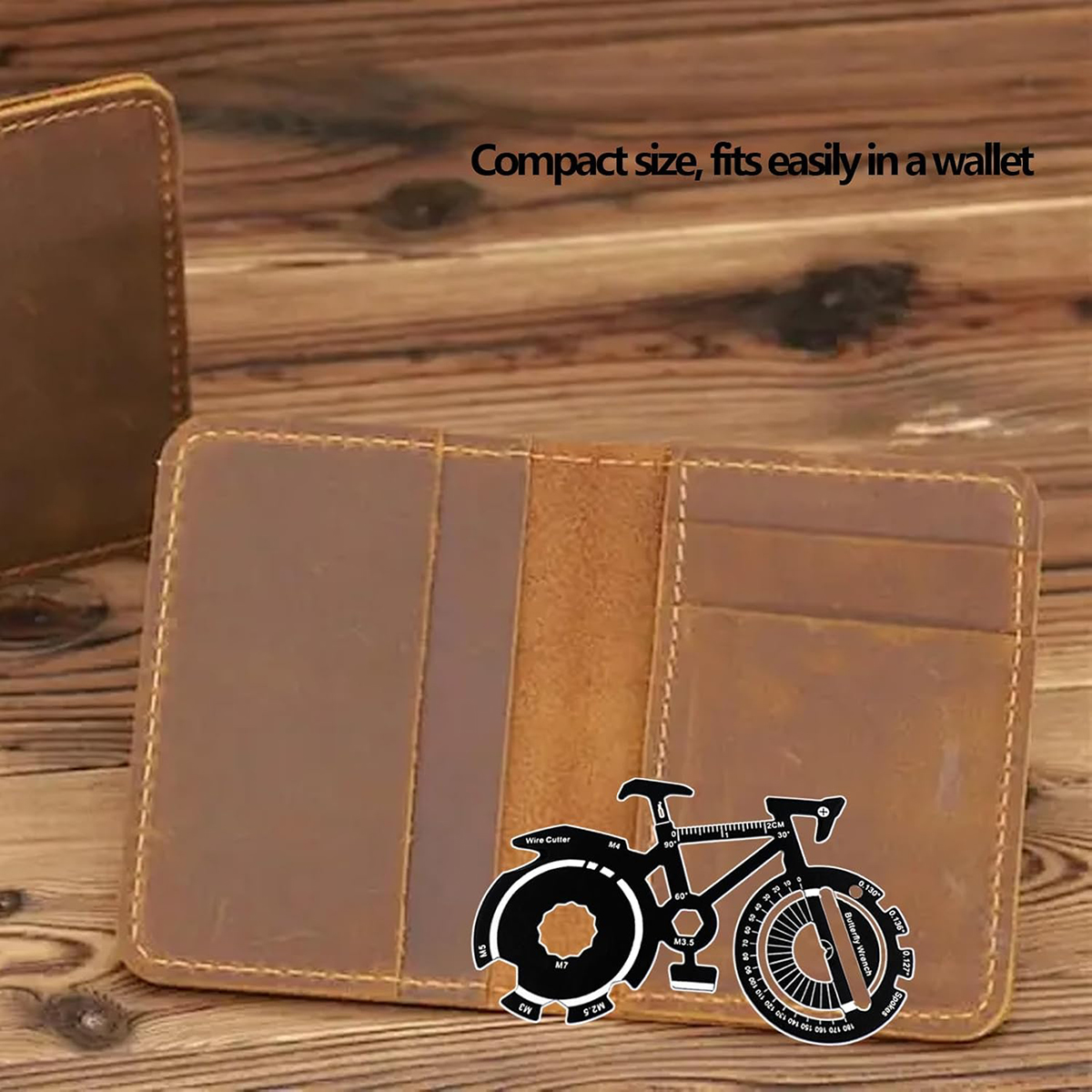 GearCard 20-in-1 Bike-Shaped Multi-Tool Card 12