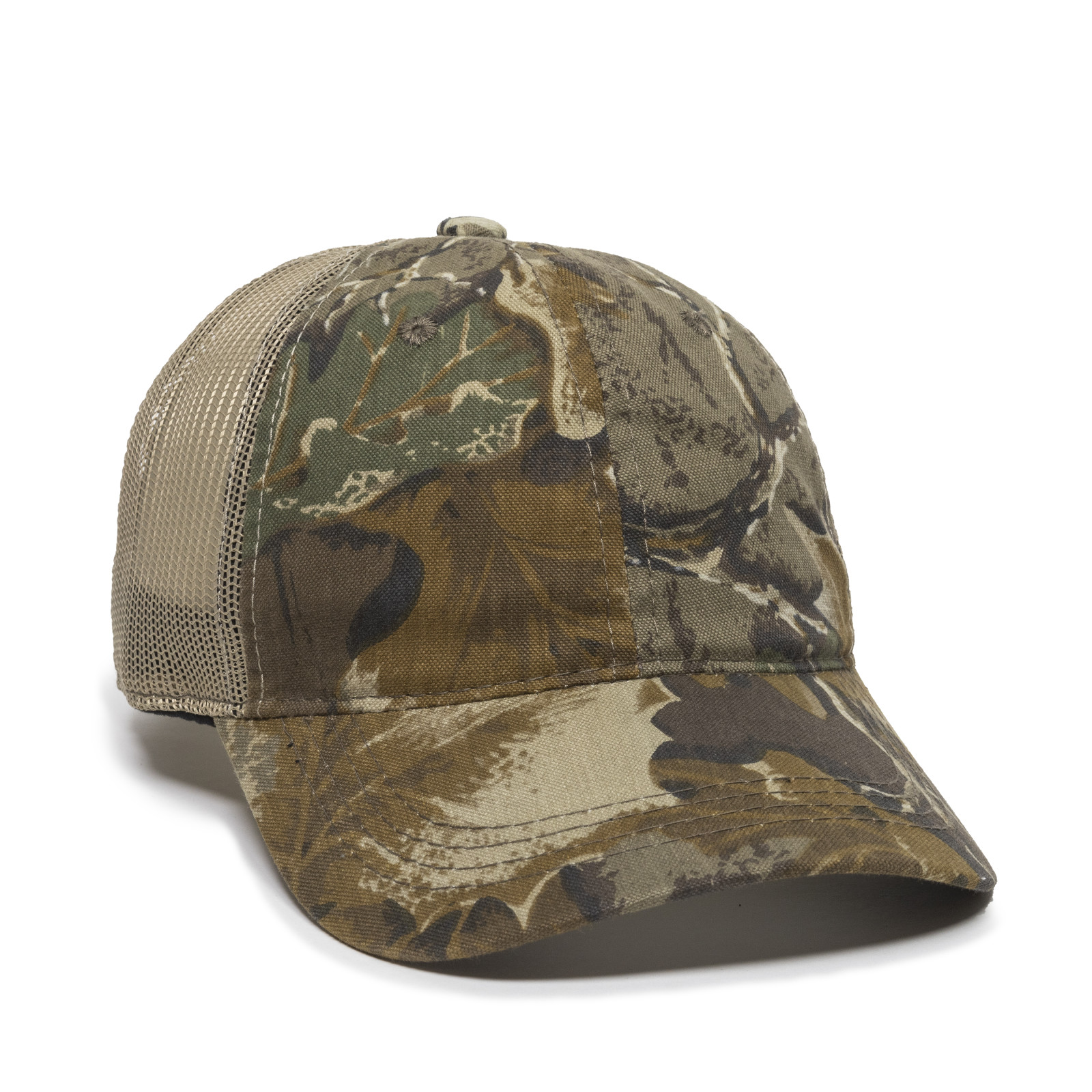 Washed Camo Mesh Back 3