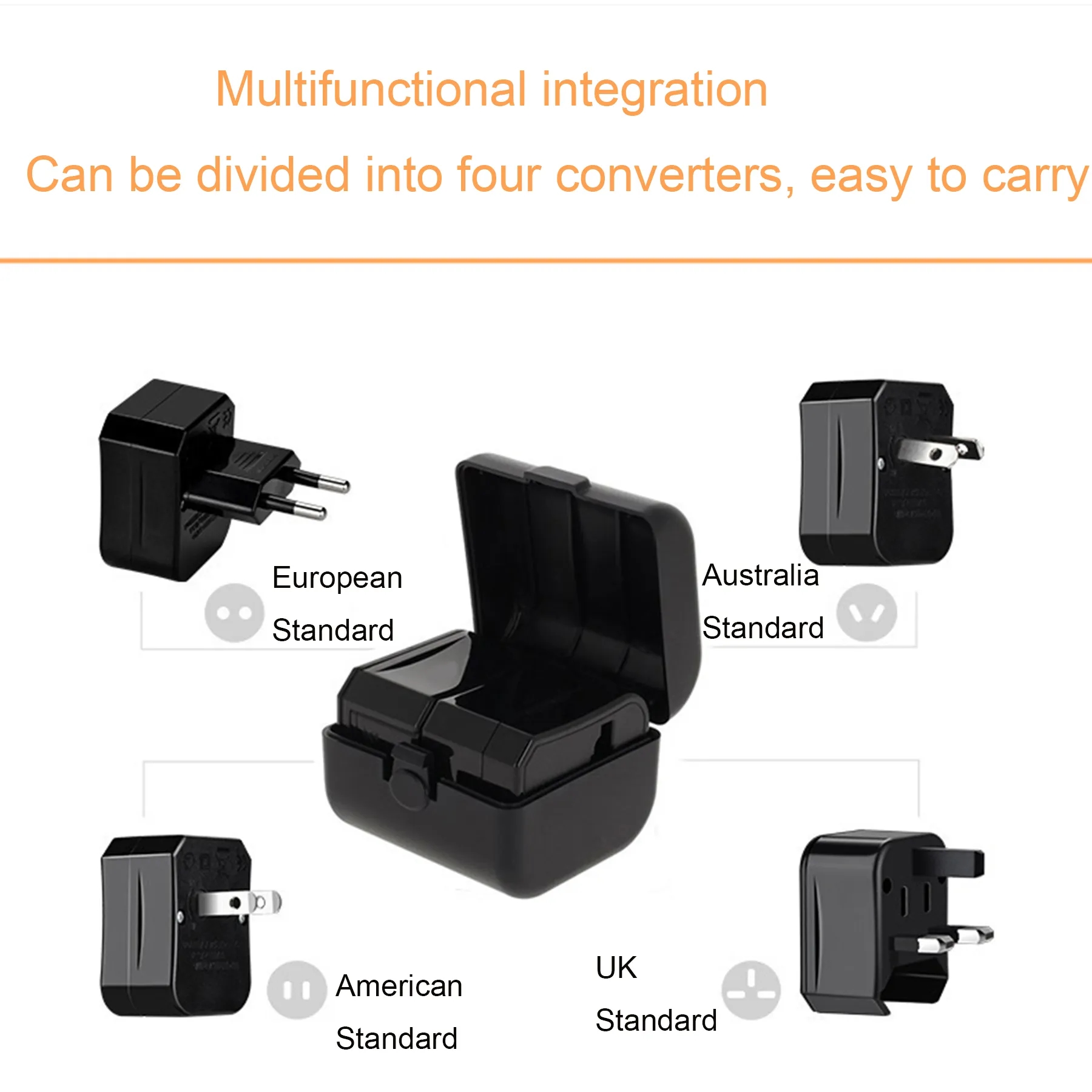 Multi-functional Business Universal Plug Travel Adapter 4