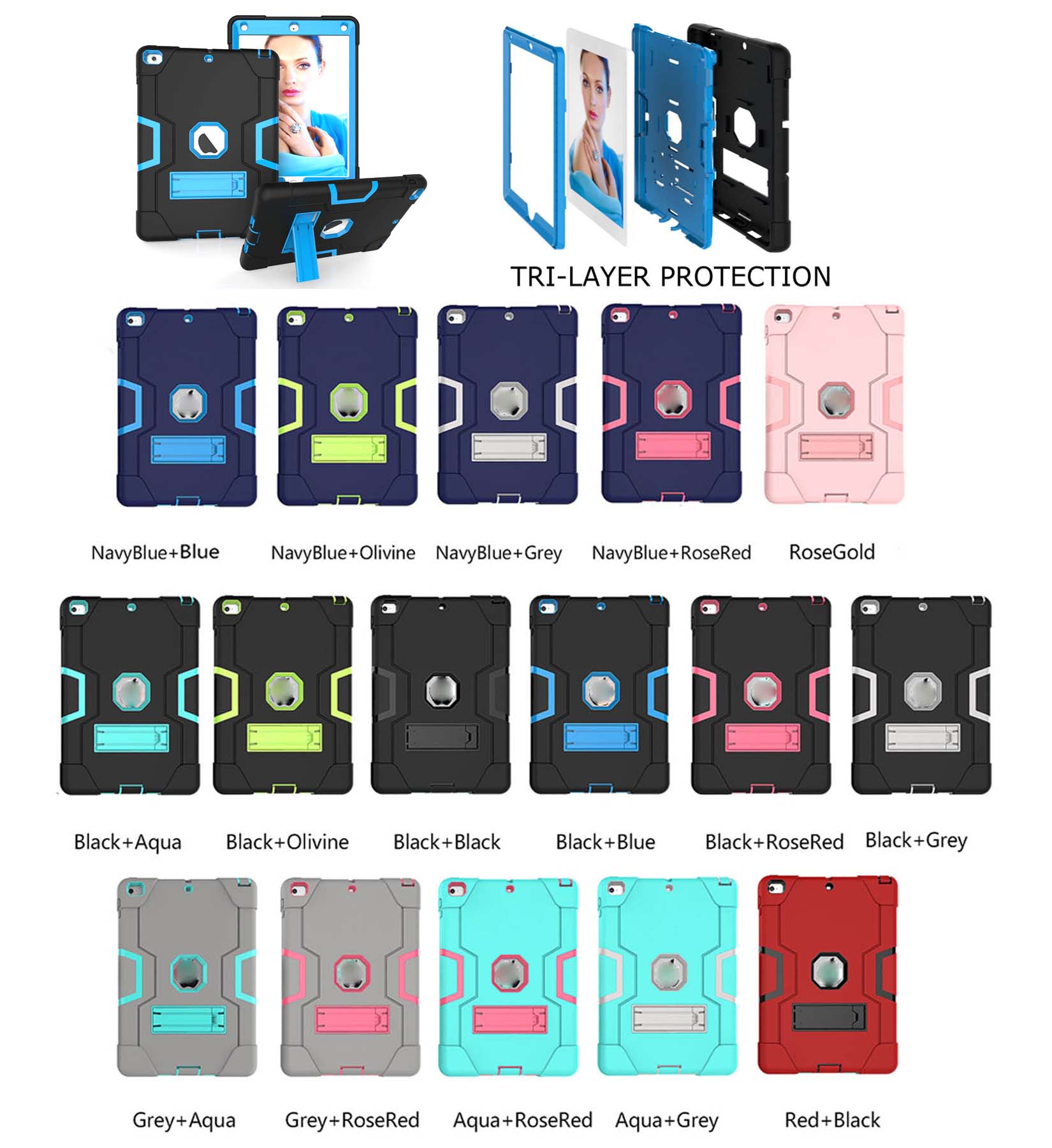 iBank ® Shockproof Case for iPad 10.9" 10th Gen 2022, 11" 11th Gen 2025 1