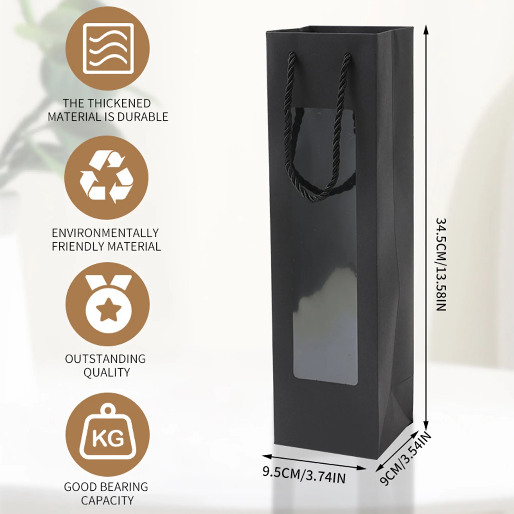 Premium Kraft Wine Gift Bag 2