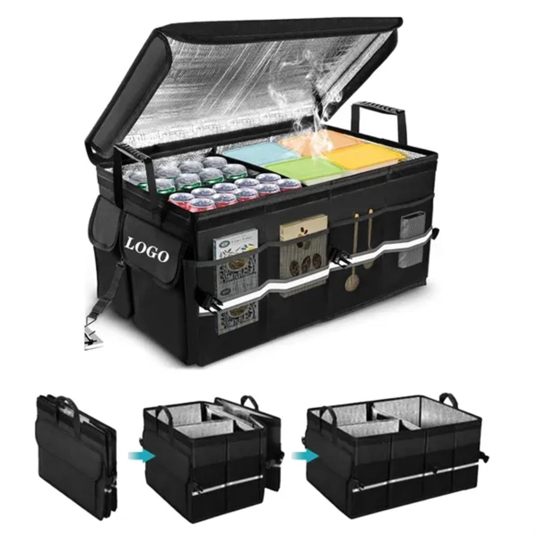Foldable Insulated Car Storage Box 1