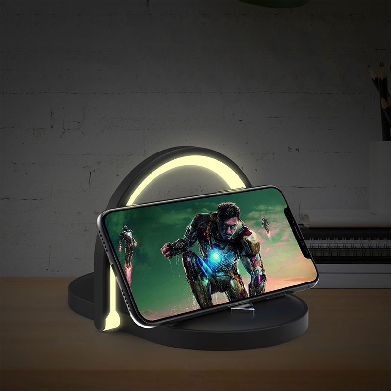 Foldable wireless charger 15W fast charge, three-in-one mobile phone holder 4