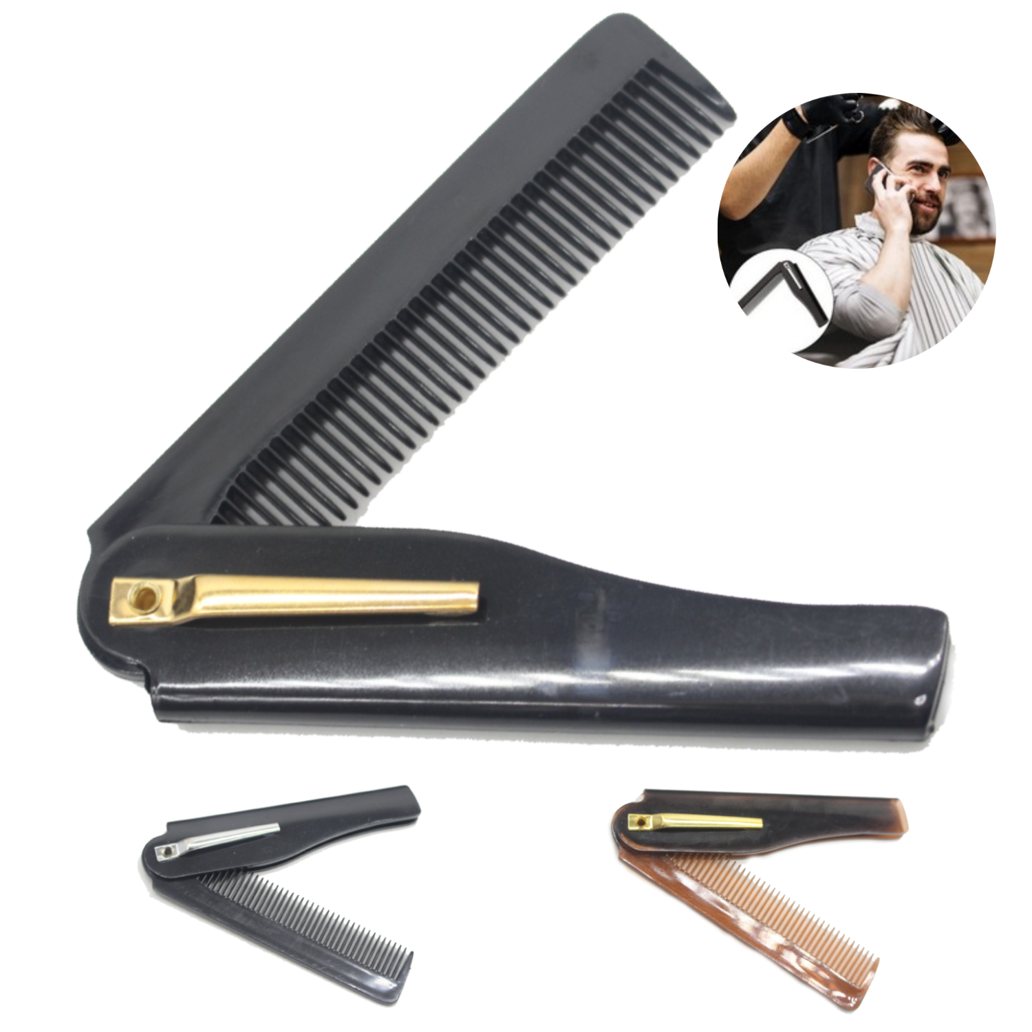 Collapsible Travel Hair Care Comb 6