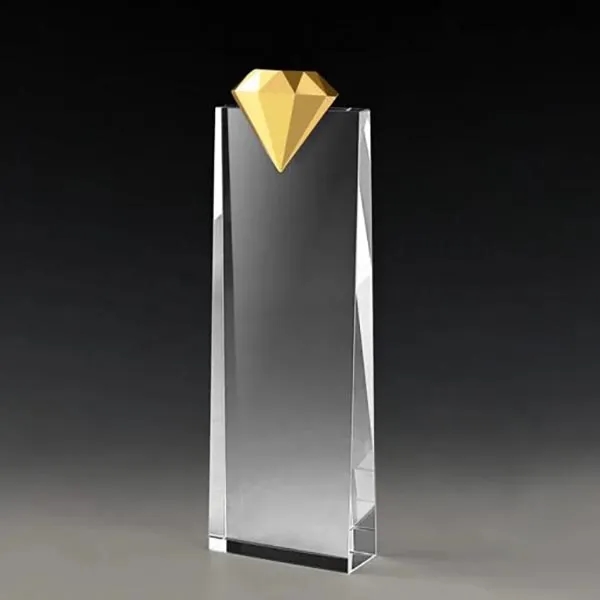 Personalized Crystal Diamond Trophy 7