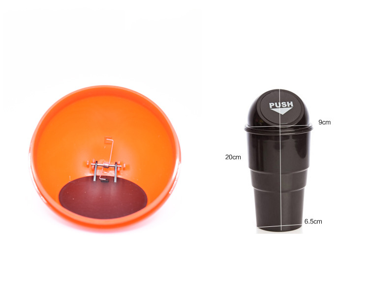 Car Cup Holder Trash Bin 2