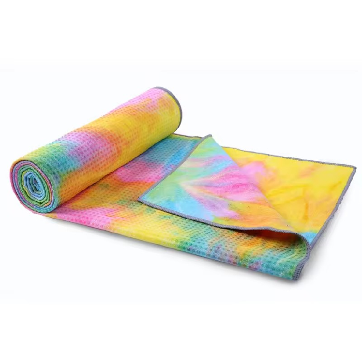 Full Color Waffle Yoga Mat Towel 2
