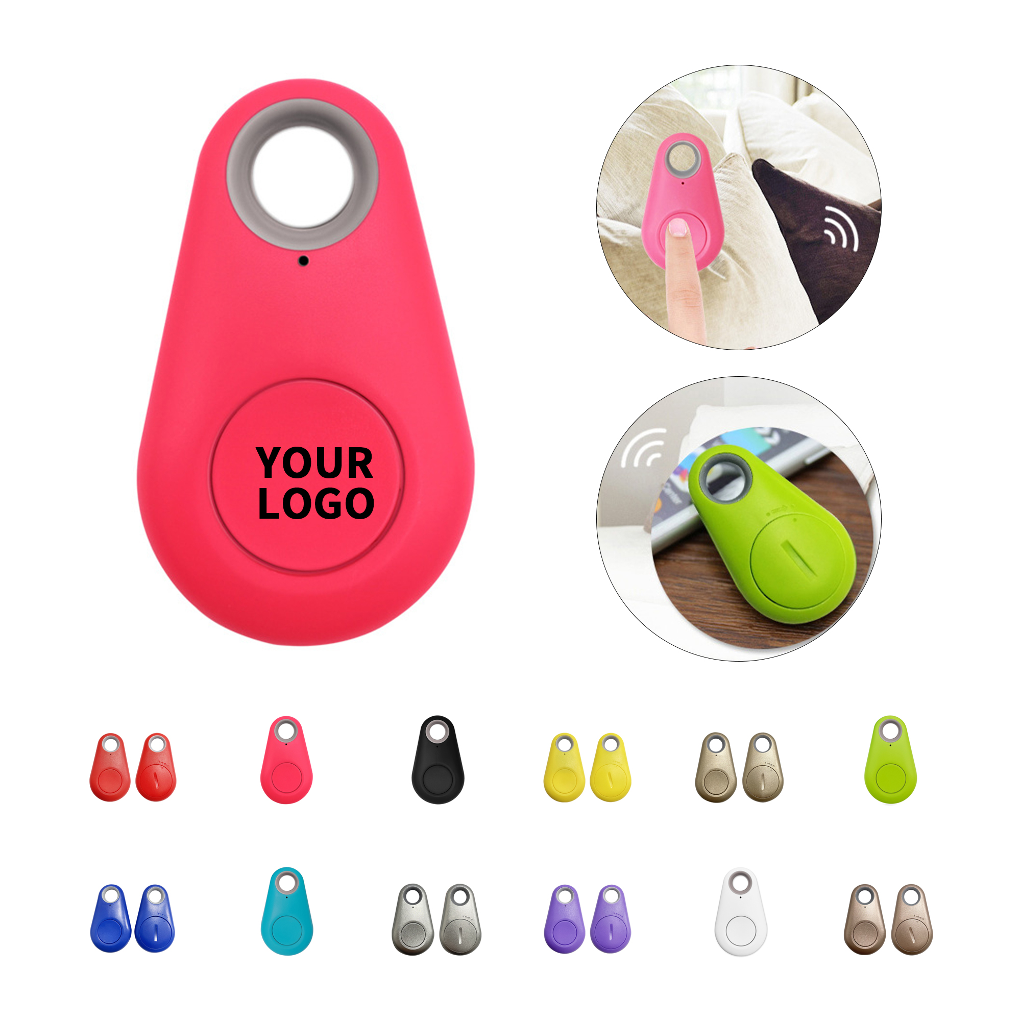 Wireless Two Way Finder Keychain 2" X 1.2" ABS Body 13