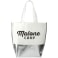 Large Laminated Metallic Bottom Tote 7