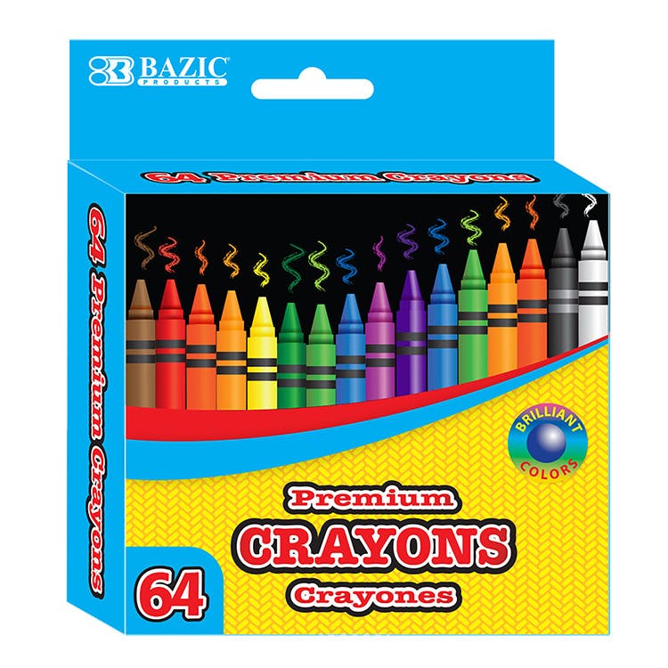 Crayons - 64 Count Built-In Sharpener 2