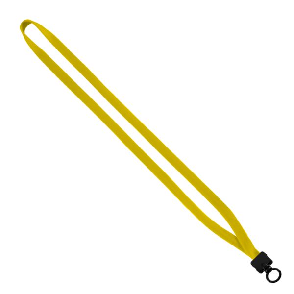 1/2" Cotton Lanyard with Plastic Clamshell & O-Ring 12