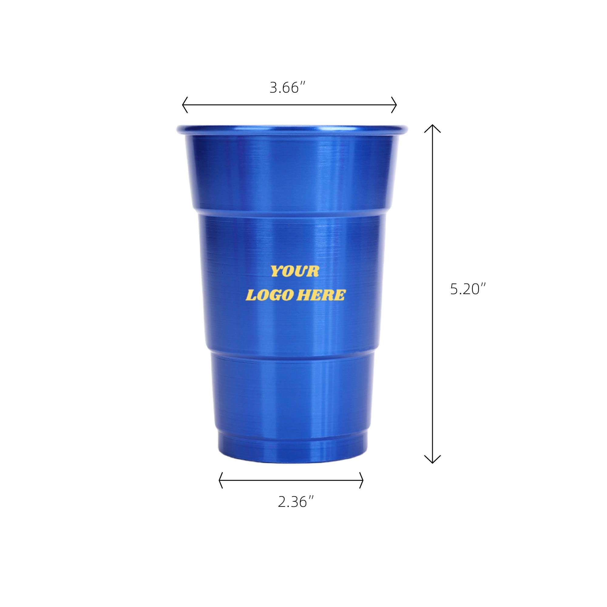 MOQ 50pcs Oxidized Aluminum Drinkware 3