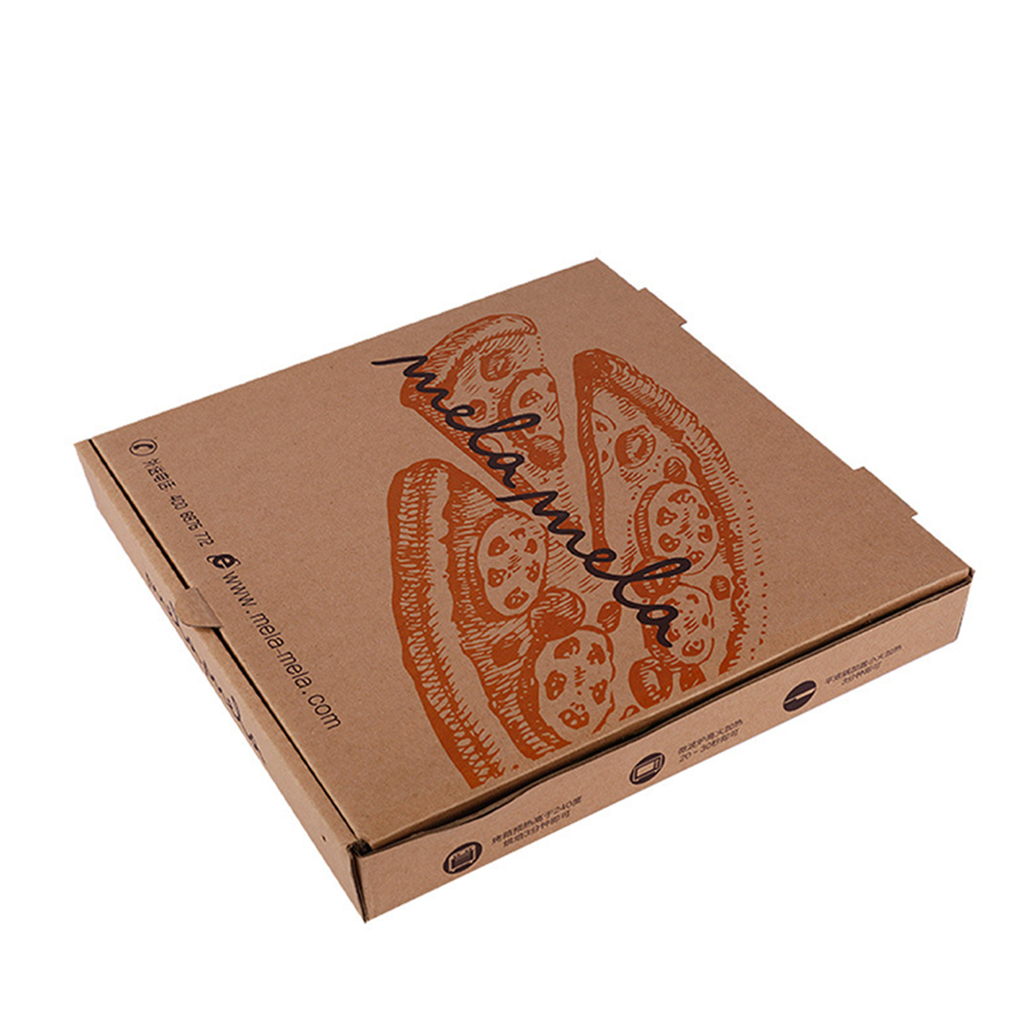 MOQ 50pcs Custom Pizza Box 1