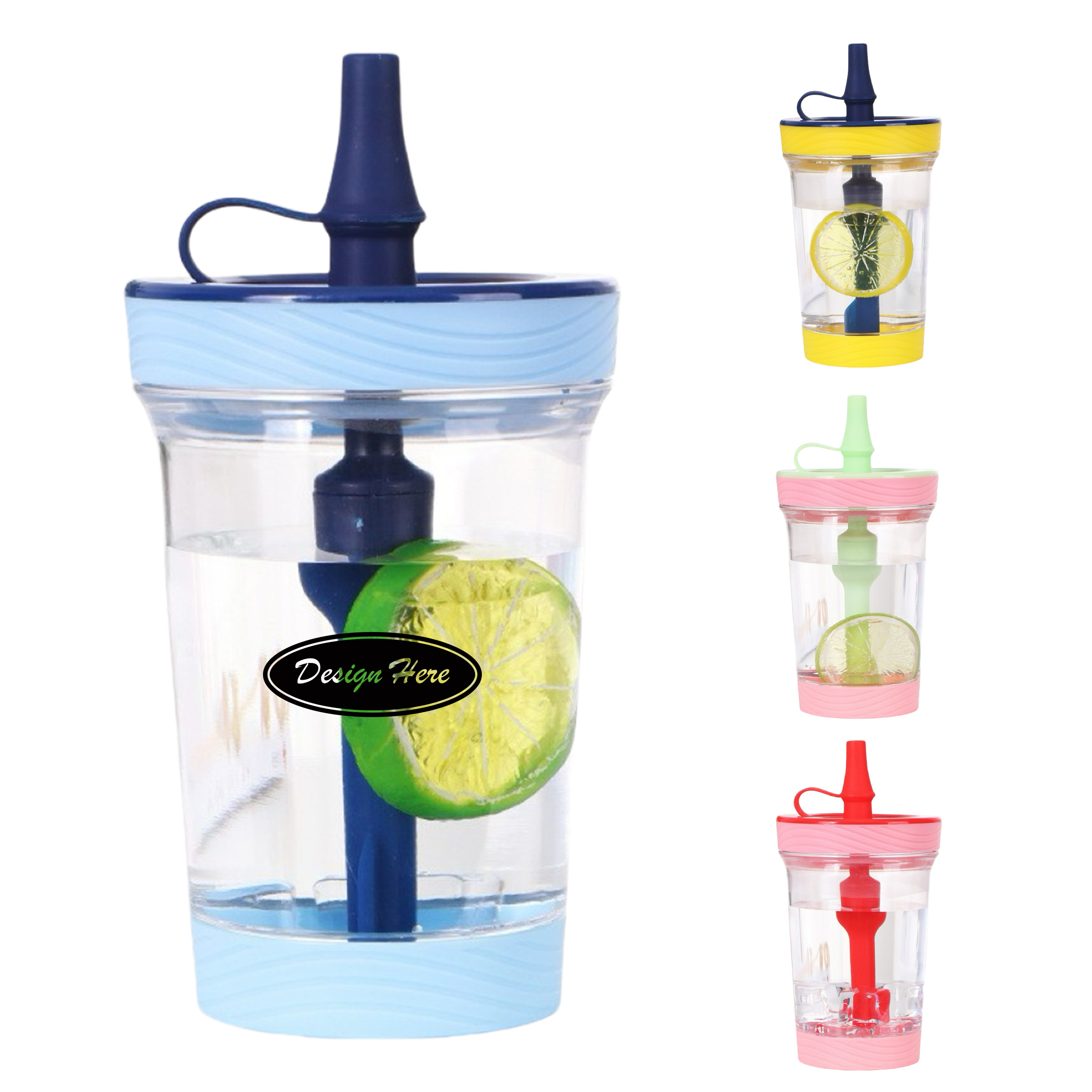 Double-Layer Cold Brew Cup with Straw ?C PC Material 4