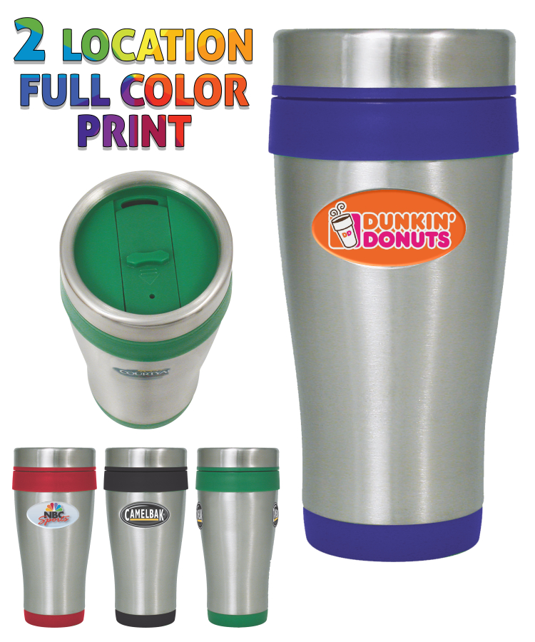 16 Oz. Stainless Steel Insulated Travel Mug 1