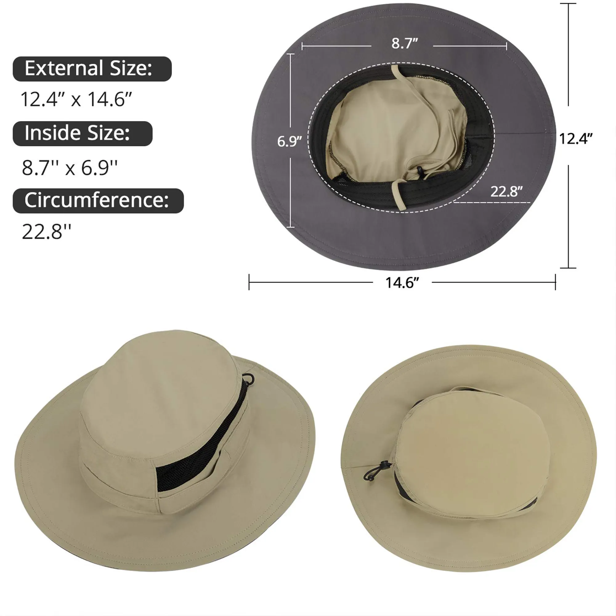 Summer Sunproof Bucket Hat 5