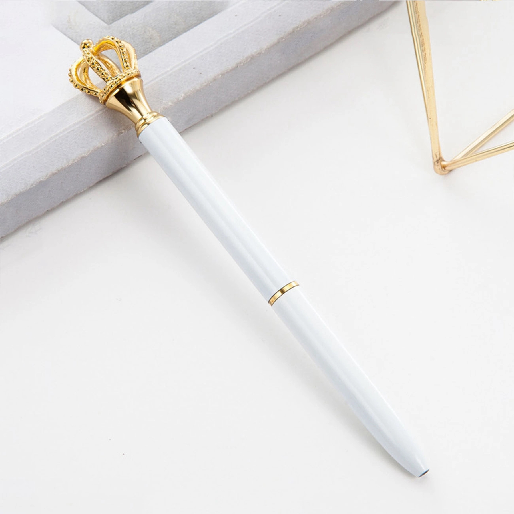 Shiny Metal Royal Crown Ballpoint Pen 5