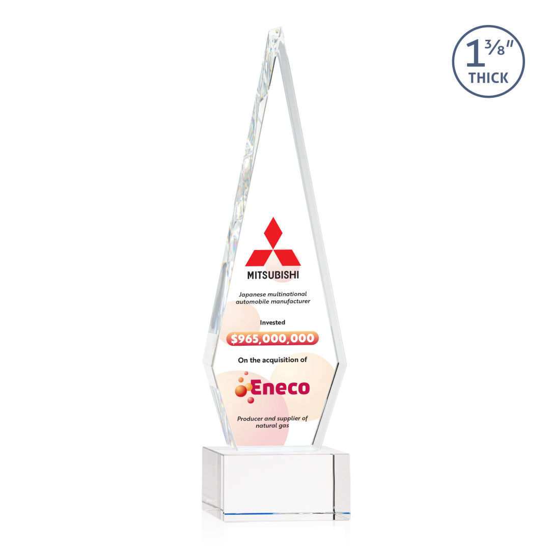 Springfield VividPrint™ Award on Hancock Base - Clear 8