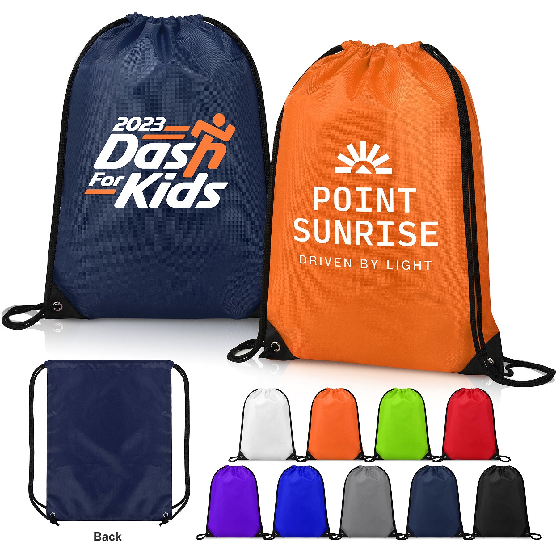 Drawstring Cinch Pack Backpack 2