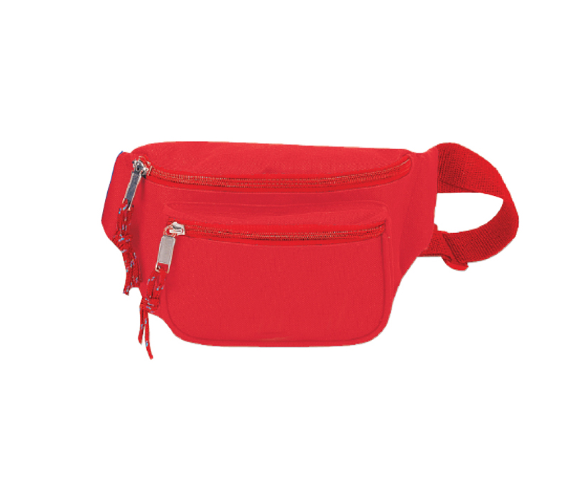 3 Zipper Fanny Pack Polyester Waist Bag 2