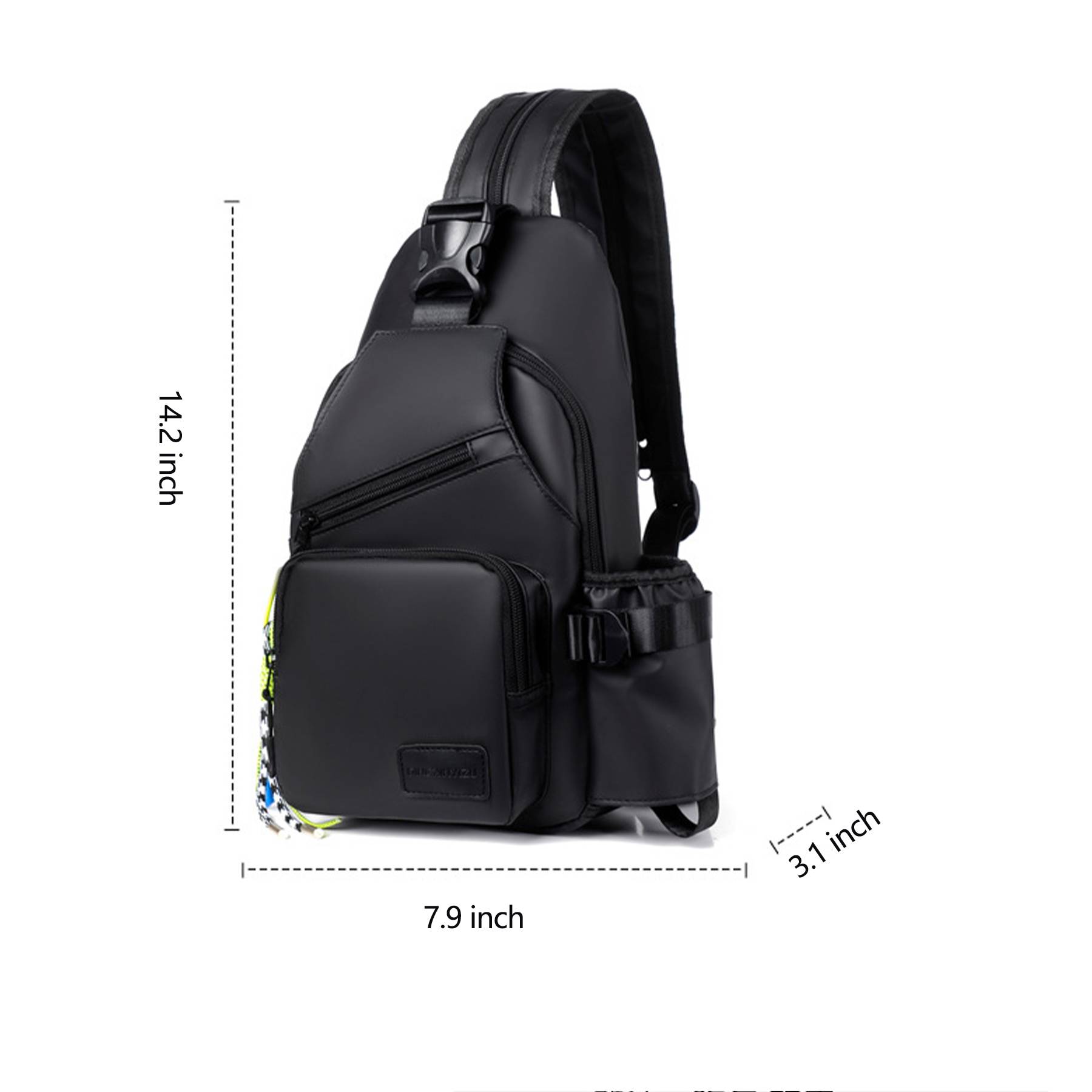 PU Multipurpose Cross Body Chest Bag 11