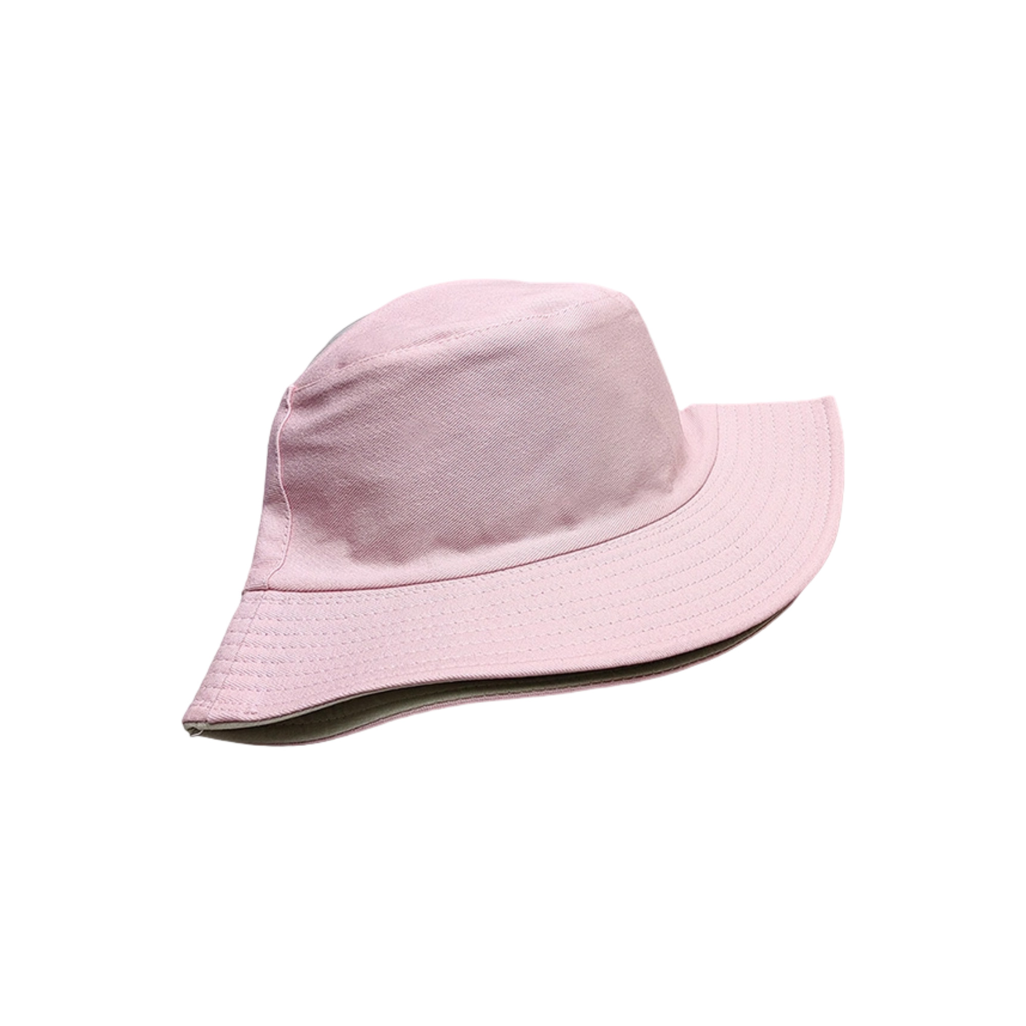 Cotton Bucket Sun Hat Embroidered Front Panel 7