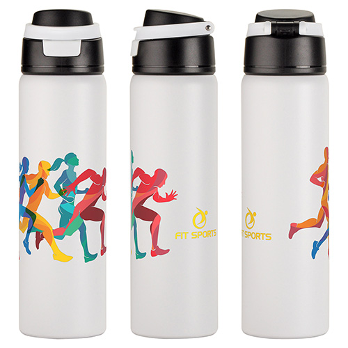 Cabrio 24 oz Recycled Stainless Steel Vacuum Insulated Bottle, custom water bottle with logo imprint 38