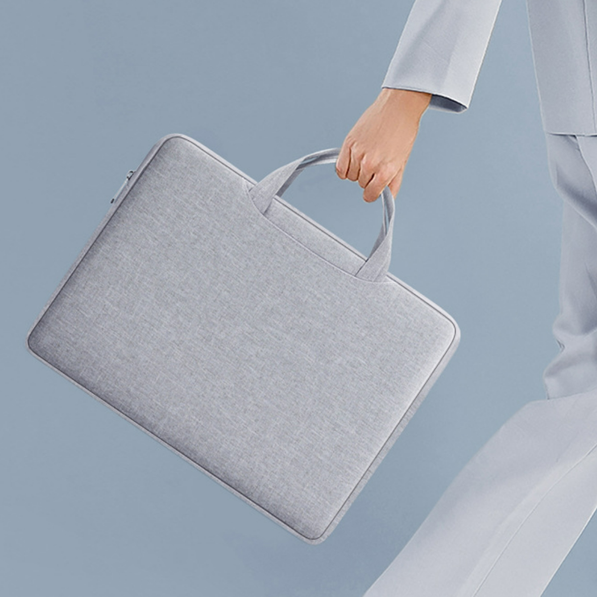 15 Inch Slim Laptop Sleeve with Carry Handles 6