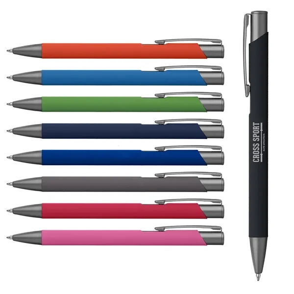 Milano Soft-Touch Laser-Engraved Metal Pen