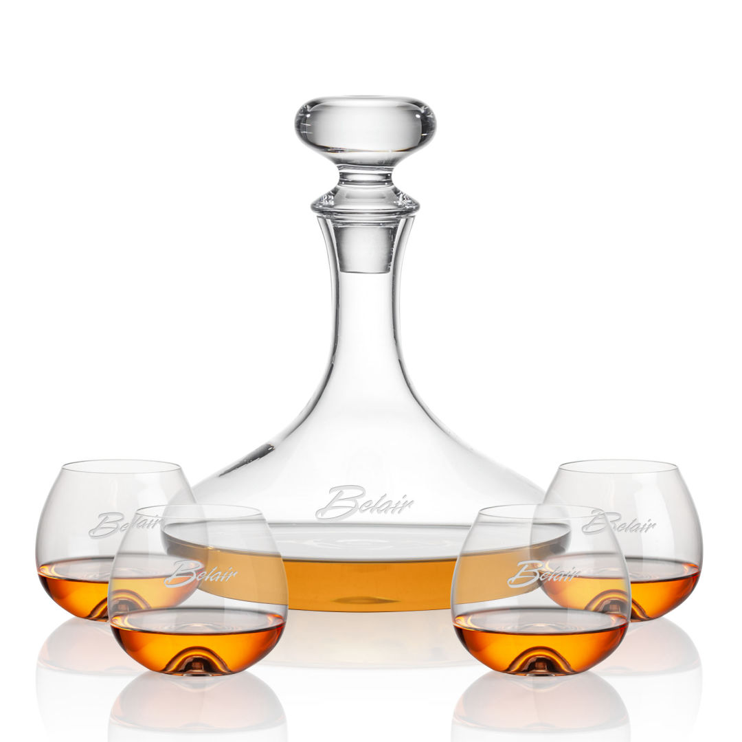 Stratford Decanter & Boston Stemless Cognac 4