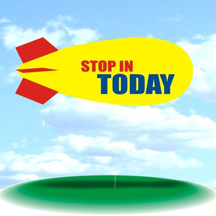 Helium Blimp Display