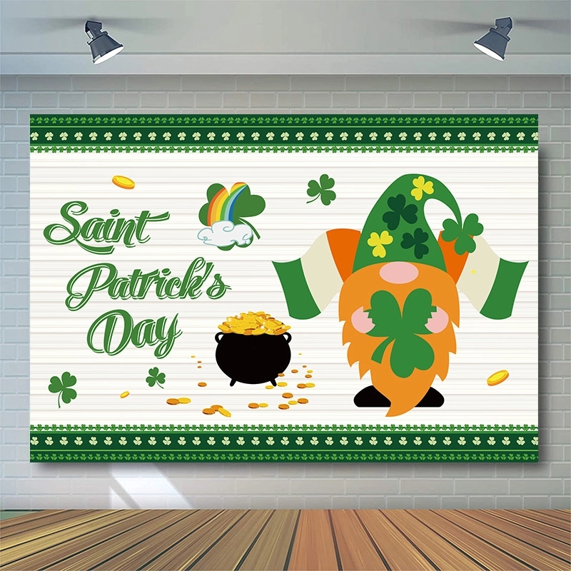 St. Patrick's Day Banner Backdrop Decorations 5