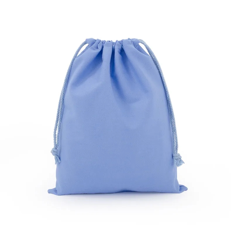 Durable Cotton Muslin Drawstring Sack 13