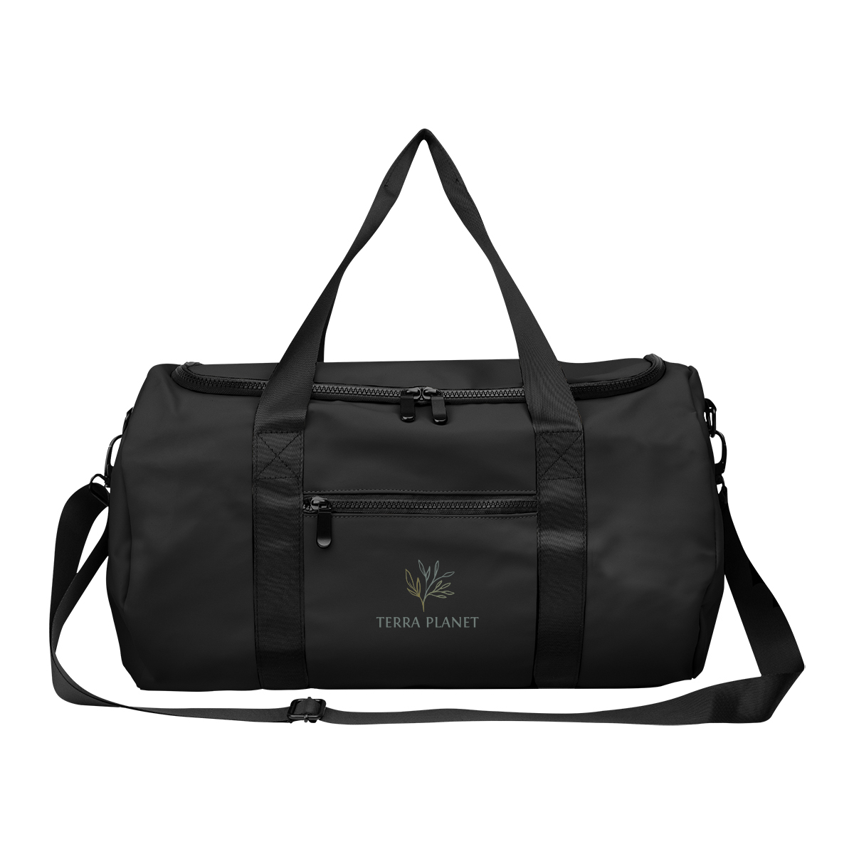 Hudson Recycled Leatherette Duffel Bag 4