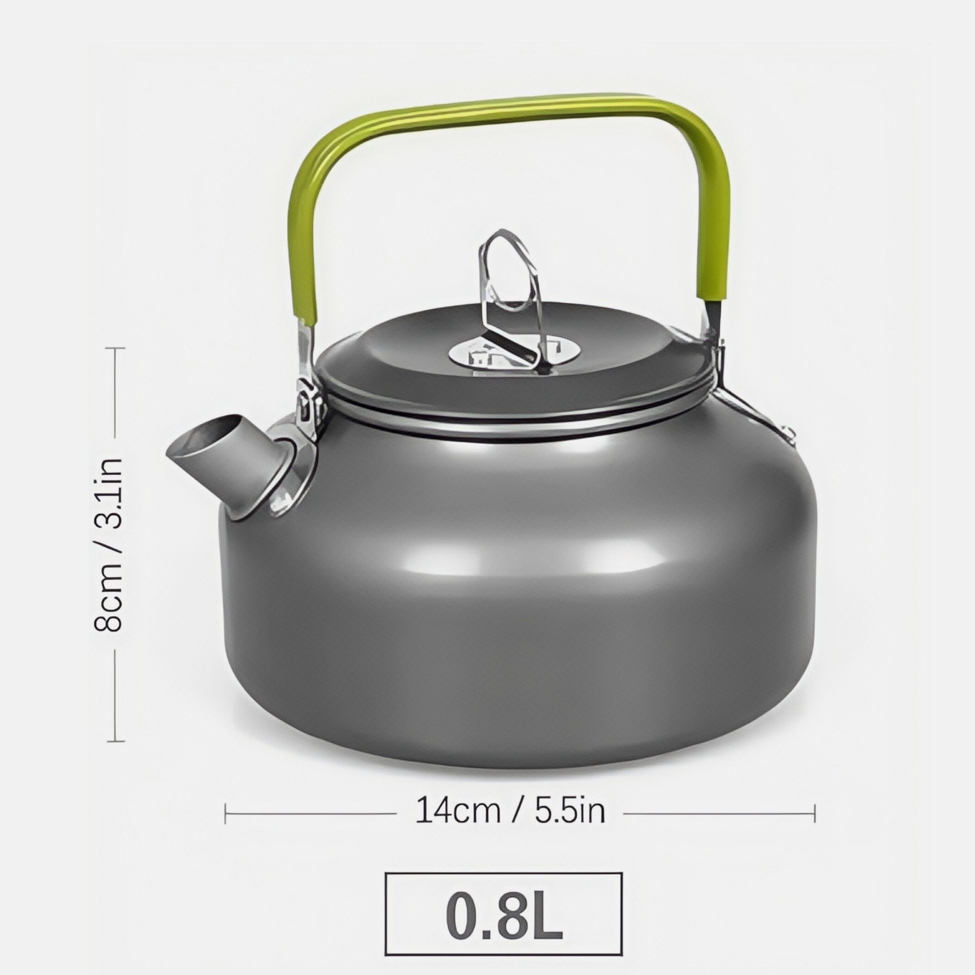 0.8L Camp Stainless Steel Teapot 4
